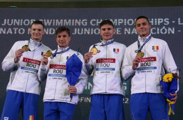 Două noi medalii pentru &icirc;notătorii din Rom&acirc;nia. David Popovici, record al competiției 