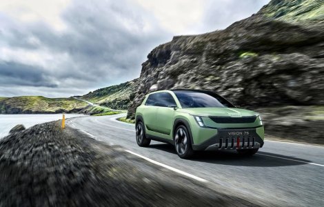 Conceptul Skoda Vision 7S dezvăluie noul limbaj de design al mărcii