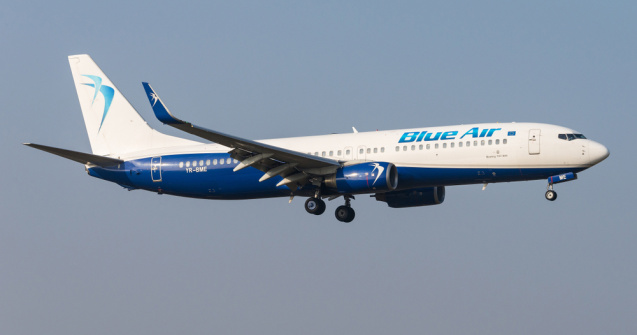 Blue Air își suspendă zborurile din România începând de astăzi până luni