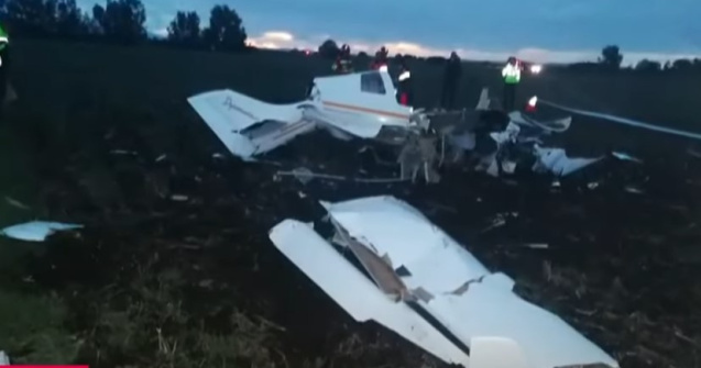 Filmul prăbușirii avionului în Suceava