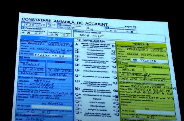 Schimbări pentru șoferi: &bdquo;Amiabila&rdquo; &icirc;n caz de accident se va face direct pe telefon. Cum vor fi declarate tamponările și rezolvate pagubele 