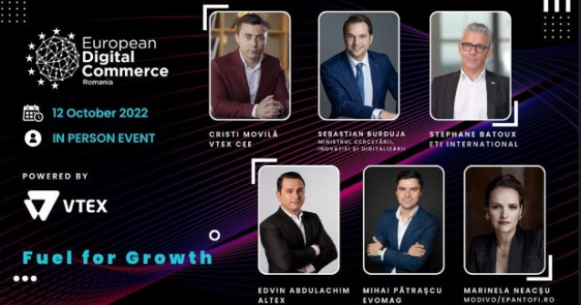 Auchan, Altex, ETI sau Modivo, printre companiile prezente la European Digital Commerce pe 12 octombrie. Înscrie-te acum!