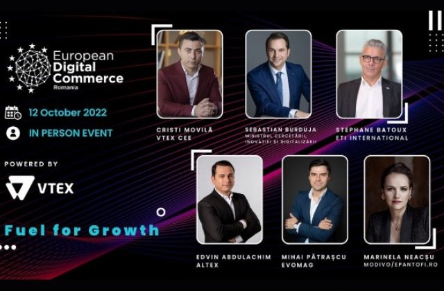 Auchan, Altex, ETI sau Modivo, printre companiile prezente la European Digital Commerce pe 12 octombrie. &Icirc;nscrie-te acum!