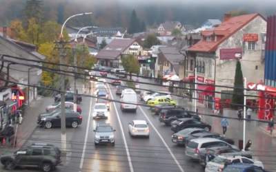 Podul din Sinaia a intrat în...