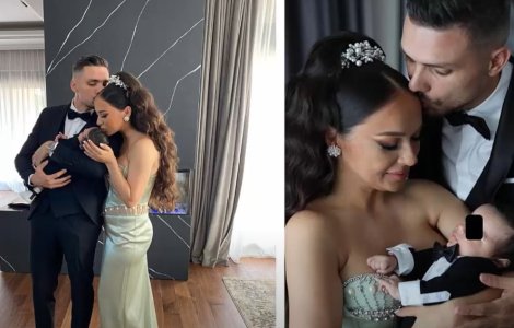 Vlăduța Lupău și Adi Rus și-au botezat copilul: „A fost un moment extraordinar”
