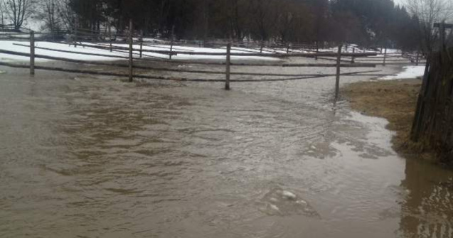 Inundatii de proportii in judetul Harghita