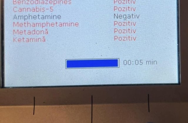 Conducea sub influența a 7 tipuri de droguri. Isprava unui șofer din București