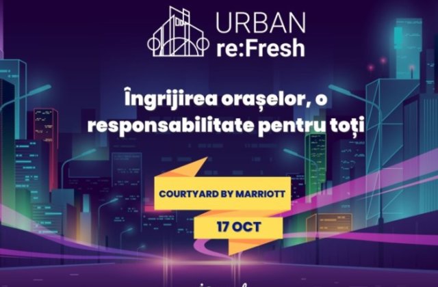 Te deranjează clădirile care stau să cadă sau zonele părăsite din orașe? Hai la Urban re:Fresh 2022 pentru a găsi soluțiile