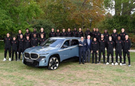 Jucătorii echipei de fotbal AC Milan au primit mașini BMW. X6 a fost cea mai cerută mașină
