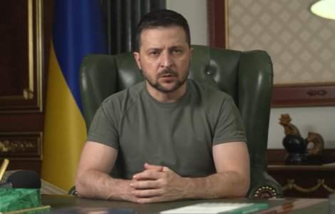 Președintele Volodimir Zelenski anunță recucerirea a trei localități din regiunea Herson