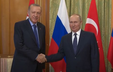 Erdogan și Putin discută despre oprirea războiului din Ucraina