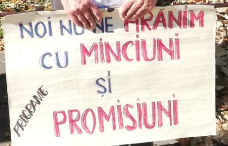 Sindicaliștii Cartel Alfa protestează în Piața Victoriei și în Piața Revoluției