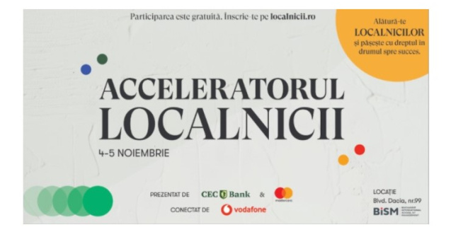 Inițiativa Localnicii continuă să susțină antreprenorii locali prin lansarea Acceleratorului Localnicii