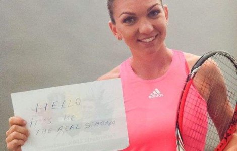 Simona Halep si-a lansat pagina oficiala de Facebook
