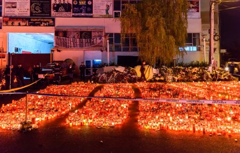 Slujbă de pomenire în memoria victimelor incendiului de la Colectiv