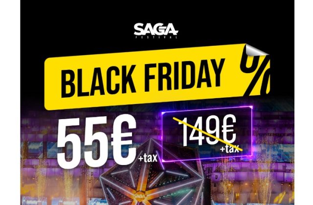 De Black Friday, SAGA Festival pune &icirc;n v&acirc;nzare biletul de 1 milion de dolari