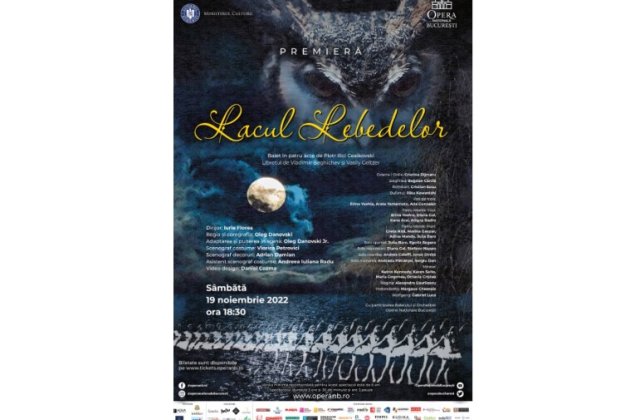 &bdquo;Lacul lebedelor&rdquo;, &icirc;ntr-o nouă montare pe scena Operei Naționale București