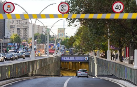 Circulație restricționată în Pasajul Unirii până la începutul lunii decembrie