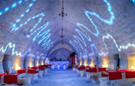 Hotelul de gheață de la Bâlea Lac. Cât costă o noapte de cazare