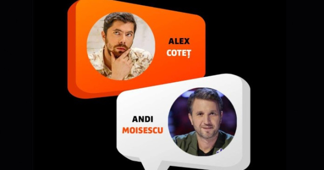 Andi Moisescu și Alex Coteț sunt gazdele IAB MIXX Awards, pe 7 decembrie, la Teatrul Recul