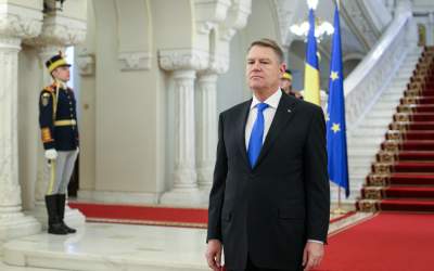 Klaus Iohannis efectuează o...