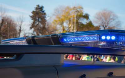 Accident în lanț pe un pod...