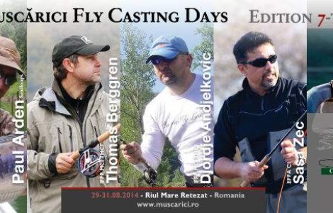 (P) Muscarici Fly Casting Days editia a 7-a are loc in perioada 29-31 august