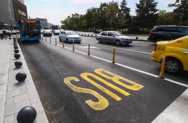 Primăria Capitalei face benzi unice pentru transportul public. Ce bulevarde au fost alese