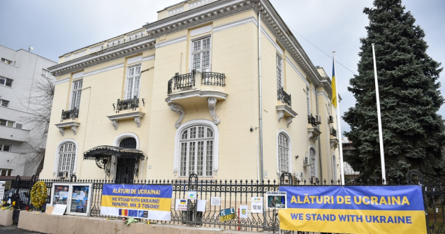 Alertă la Ambasada Ucrainei din București. SRI a intervenit de urgență