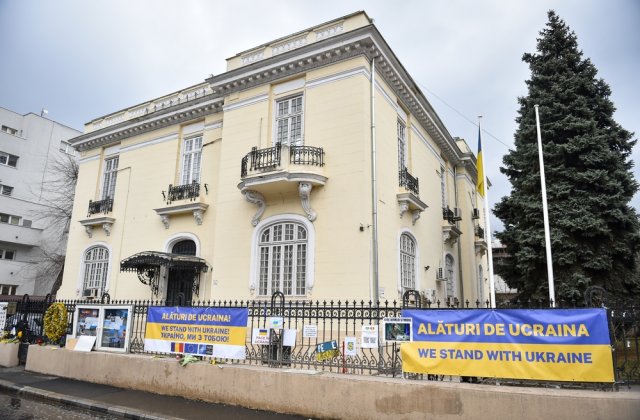 Alertă la Ambasada Ucrainei din București. SRI a intervenit de urgență