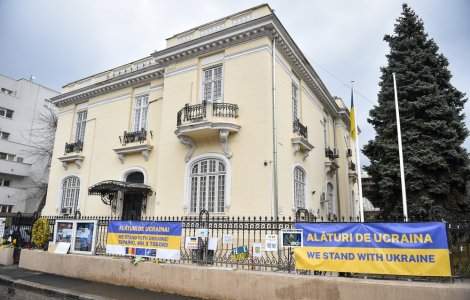 Alertă la Ambasada Ucrainei din București. SRI a intervenit de urgență