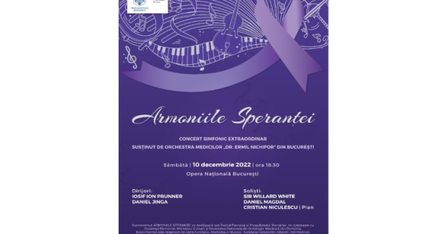 Celebrul bas-bariton britanic Sir Willard White se alătură Concertului Extraordinar al Orchestrei Medicilor, în sprijinul bolnavilor de cancer din România