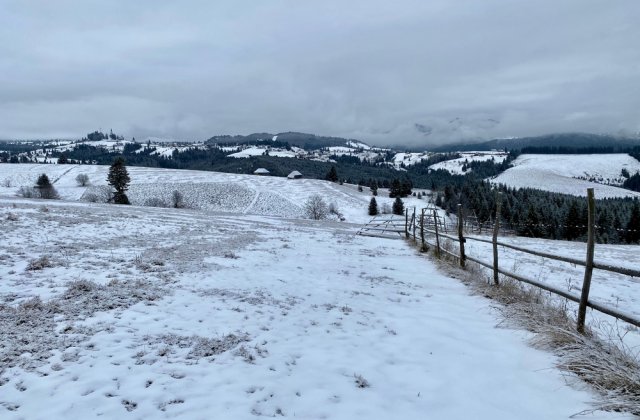 Prognoza meteo ANM pentru miercuri, 14 decembrie. Unde va ninge