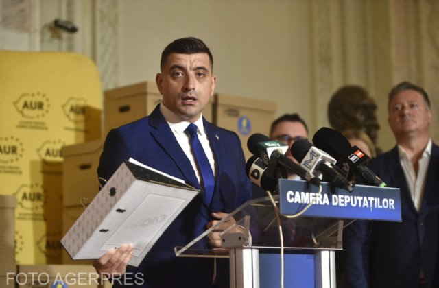 AUR va preda PSD cele două milioane de semnături pentru demiterea președintelui Klaus Iohannis