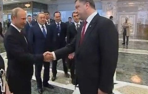 Putin si Porosenko au ajuns la un acord privind un armistitiu in Ucraina