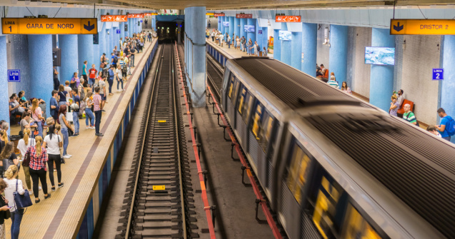 Posibilă tentativă de suicid la stația de metrou Basarab