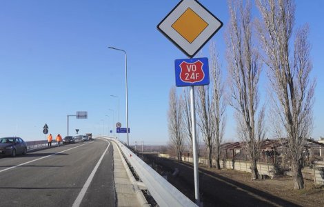 Record românesc: șosea de 7 km terminată în 10 ani