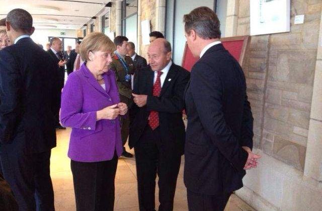 Basescu, discutii cu Obama, Merkel si Cameron la Summit-ul NATO