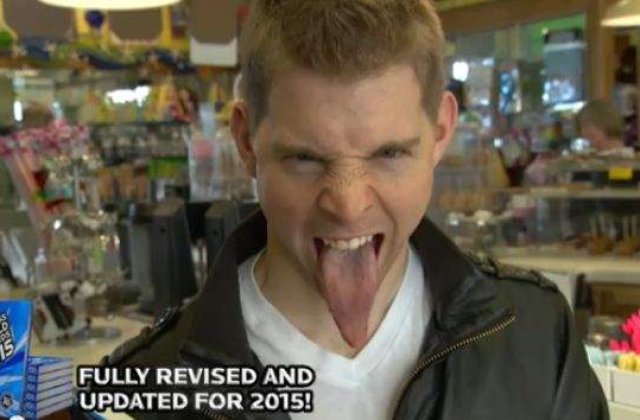 [VIDEO] Guinness World Records 2015: Cum arata omul cu cea mai LUNGA limba din lume?