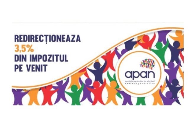 Redirecționează 3,5% din impozitul pe venit către APAN, comunitate pentru pacienții cu scleroză multiplă