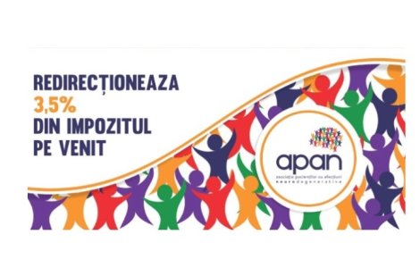 Redirecționează 3,5% din impozitul pe venit către APAN, comunitate pentru pacienții cu scleroză multiplă