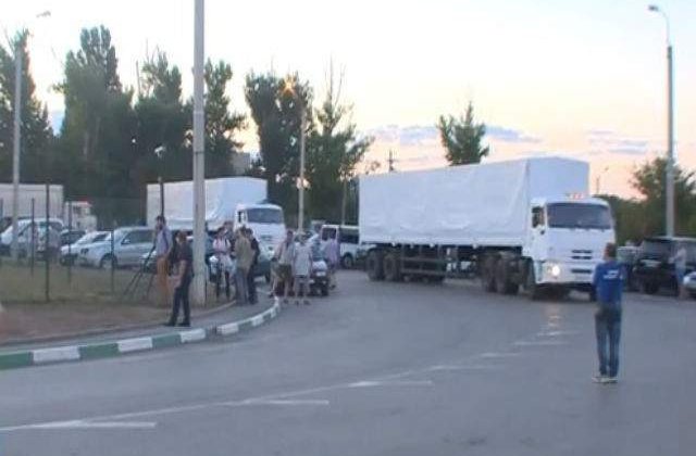 Al doilea convoi umanitar rusesc a livrat ajutoare in estul Ucrainei