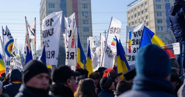 „Marşul Unirii” la Iași organizat de AUR cu ocazia Zilei Unirii Principatelor