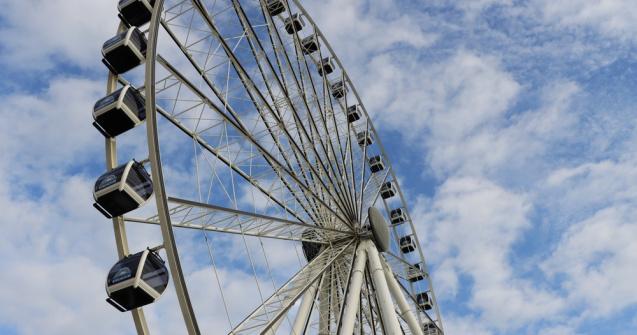 Roată panoramică de 36 de metri pe faleza Dunării din Galați