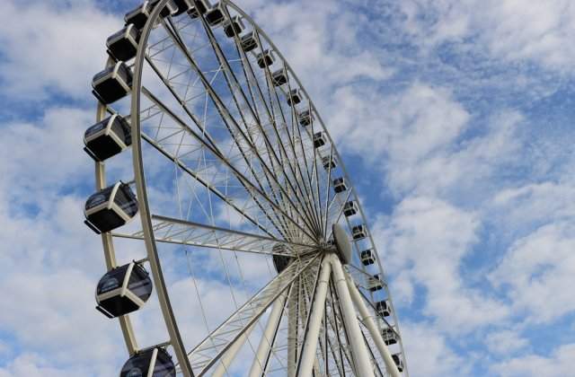 Roată panoramică de 36 de metri pe faleza Dunării din Galați
