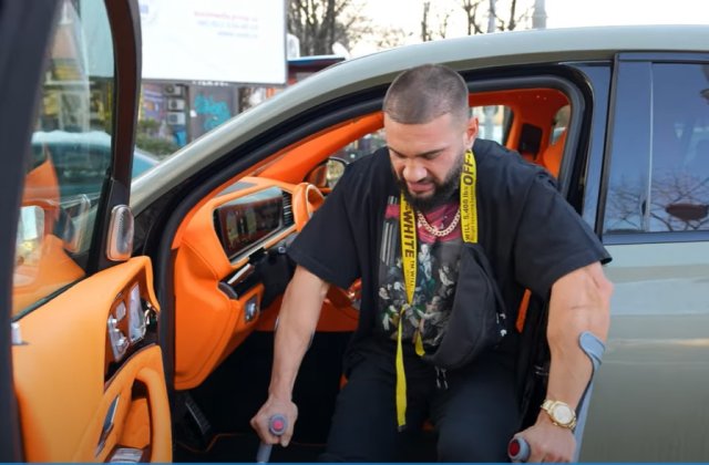 Dorian Popa, &icirc;n c&acirc;rje pe Internet. Vloggerul s-a accidentat la genunchi: &bdquo;Dumnezeu știe, nu mă mai speriați aiurea&rdquo;