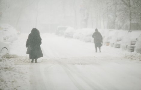 Val de aer polar în România. Temperaturile ar putea scădea până la -20 de grade
