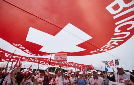 Sindicaliştii din Sănătate protestează În Piața Victoriei. Care sunt revendicările federației