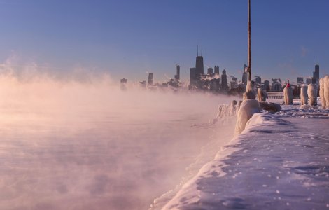 Vortex polar în Europa. O zonă în care nu a mai nins de 100 de ani, acoperită de zăpadă