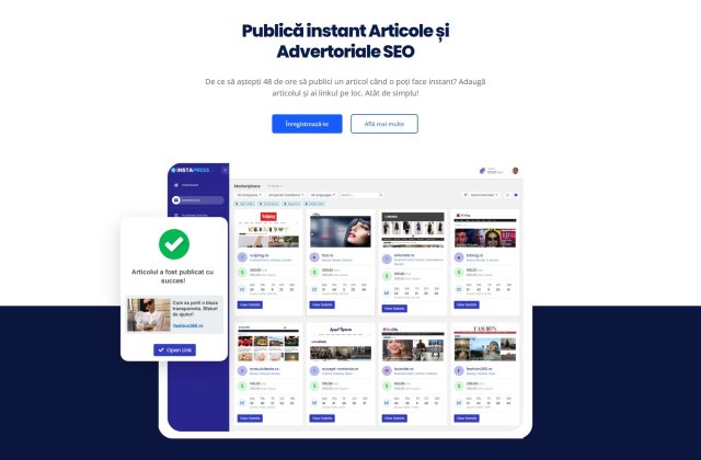 Cum comanzi uşor articole &icirc;n presa online prin InstaPress?